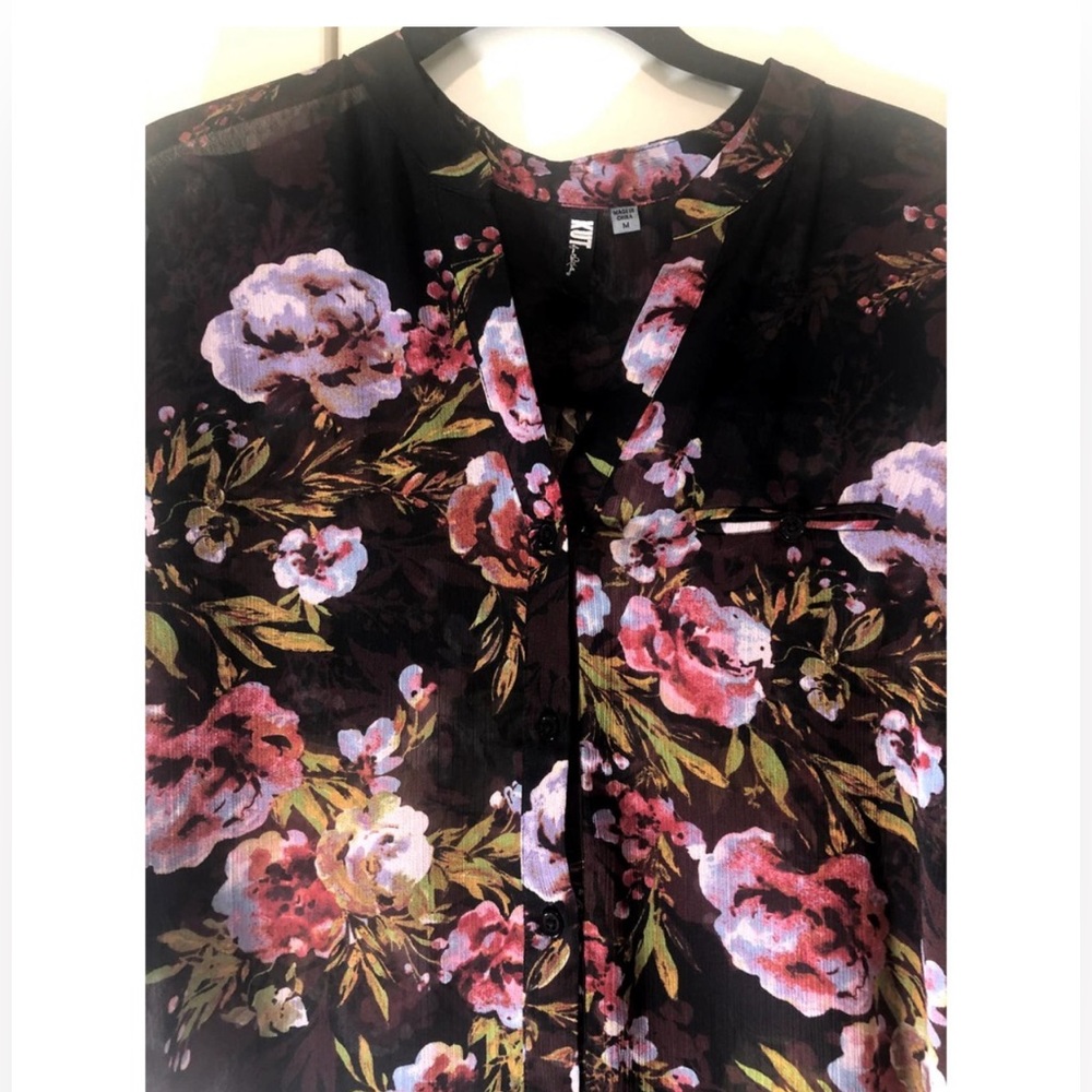 KUT from the Kloth Floral Blouse